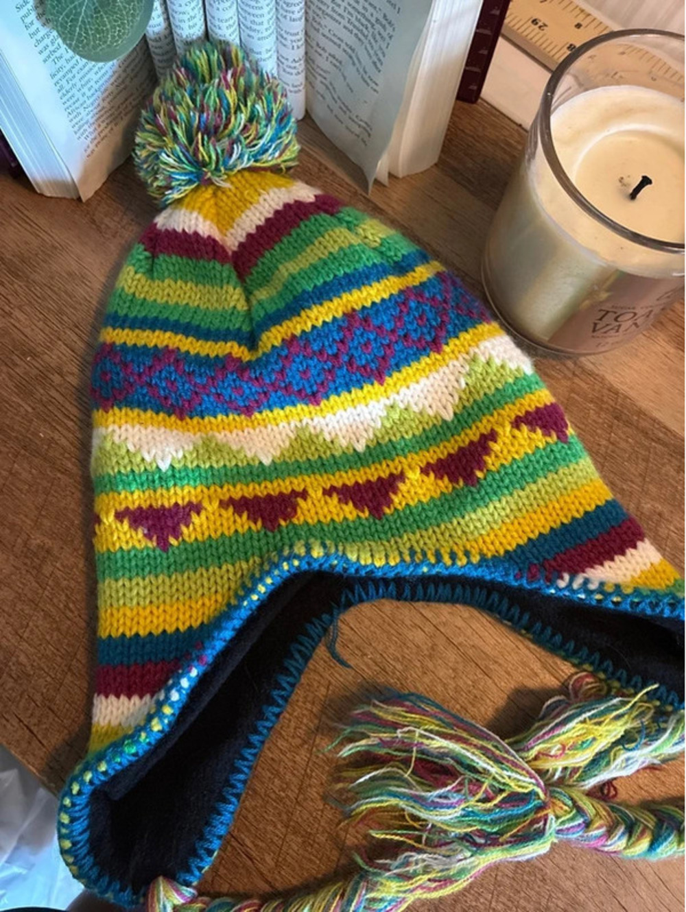 Kids knit winter hat